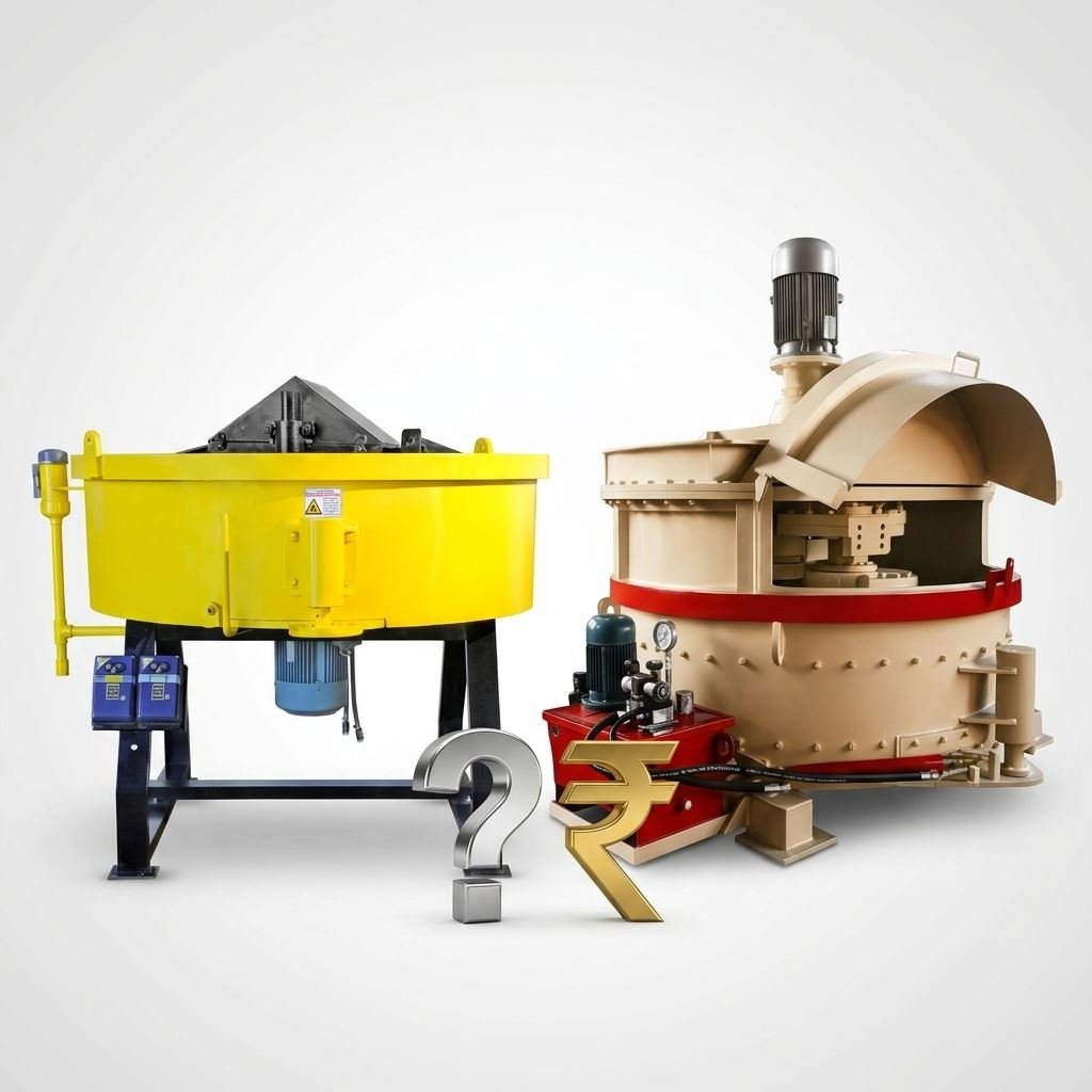 Industrial concrete mixer price options